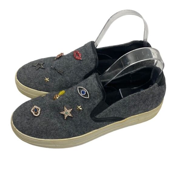 Steven Madden Gerry Gray Platform Sneakers - Picture 2 of 6